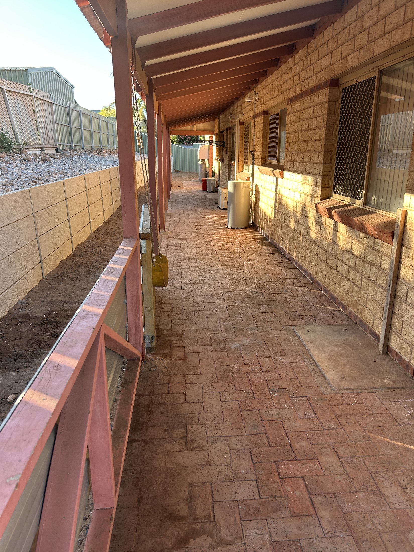 Site clean up after works completed